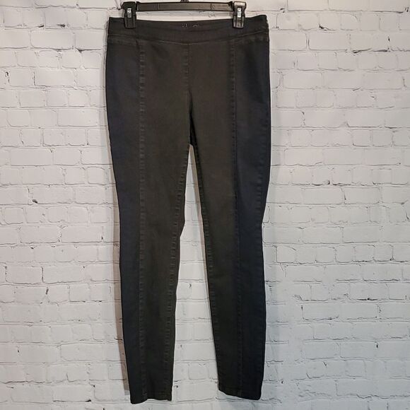 Eileen Fisher two toned pull on skinny jeans - Picture 1 of 10